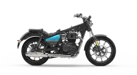 Royal Enfield 650 Interceptor bleue 3