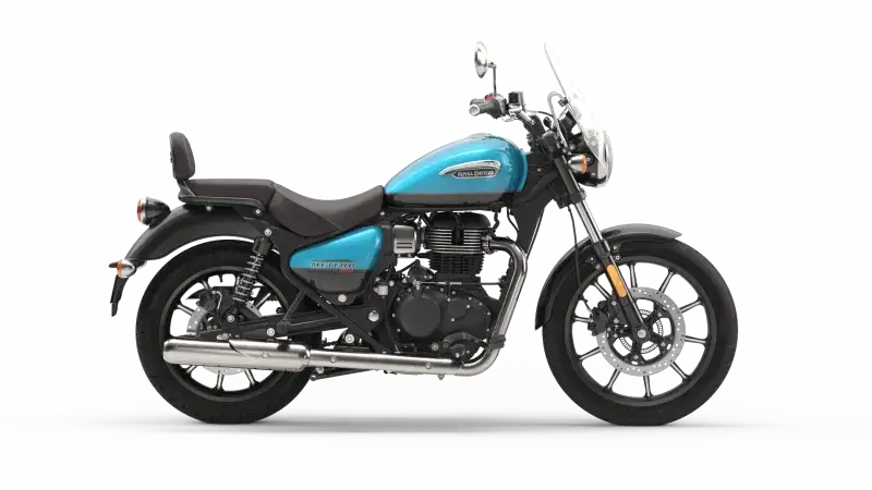 Royal Enfield 650 Interceptor bleue 2