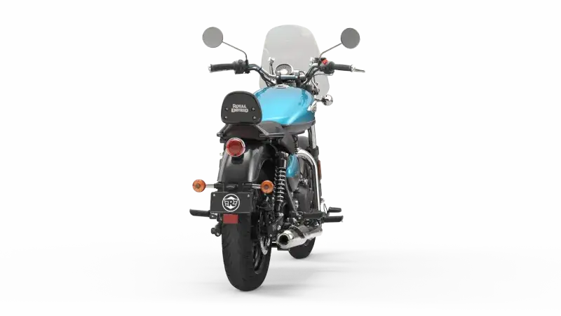 Vue arrière Royal Enfield Meteor 350 cm3