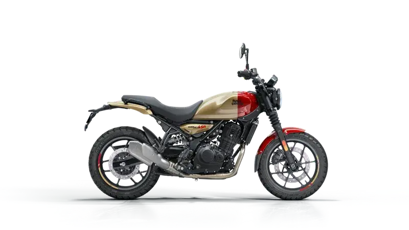 Royal Enfield Guerrilla 450 - Dash Variant - Gold Dip - Right Profile